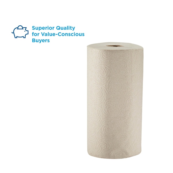 Georgia-Pacific Pacific Blue Select Perforated Roll Paper Towels, 2 Ply, 250 Sheets, 230 ft, Brown, 12 PK - 28290