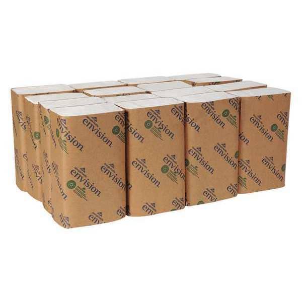 Georgia-Pacific Pacific Blue Basic Single Fold Paper Towels, 1 Ply, 250 Sheets, White, 16 PK - 20904