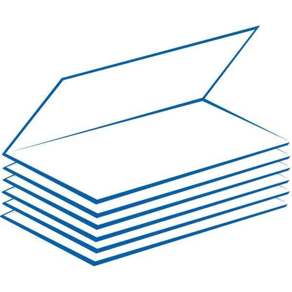 Georgia-Pacific Pacific Blue Basic Single Fold Paper Towels, 1 Ply, 250 Sheets, White, 16 PK - 20904