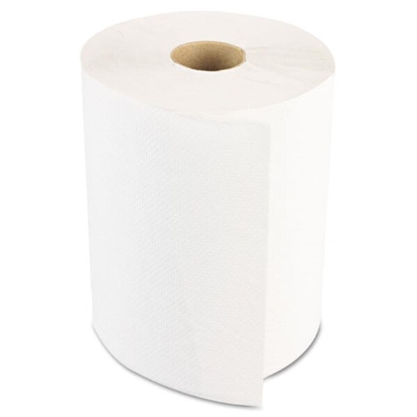 Pinpoint Hardwound Paper Towel Nonperforated 8 in. x 350 - White - PI367048