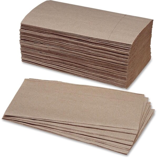 Seatsolutions National Industries For the Blind NSN2627178 Single Fold Paper Towel, KraftKraft - SE2115765
