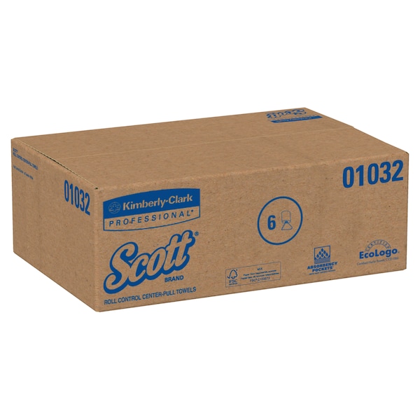 Kimberly-Clark Professional SKILCRAFT Center Pull Paper Towels, 700 Sheets, White, 6 PK - 01032
