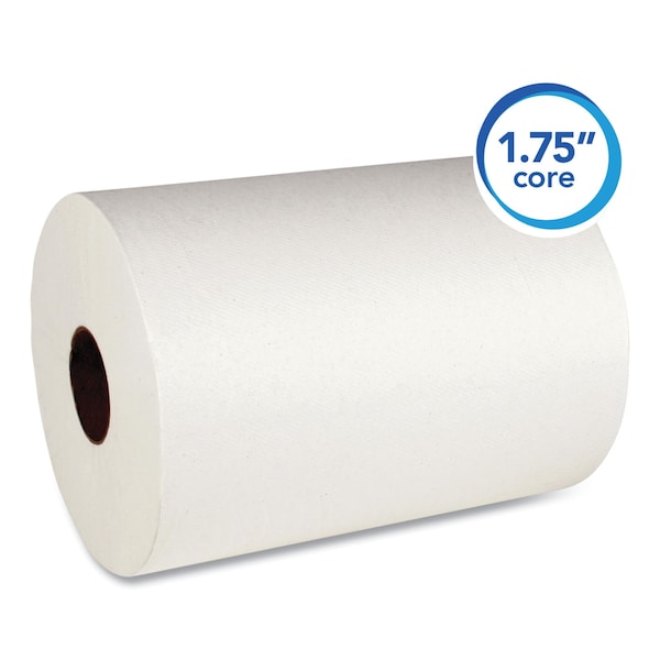 Scott Hardwound Paper Towels, Continuous Roll Sheets, 580 ft; 580 ft, White, 6 PK - 12388