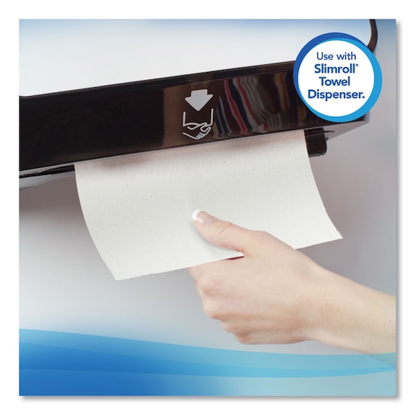 Scott Hardwound Paper Towels, Continuous Roll Sheets, 580 ft; 580 ft, White, 6 PK - 12388