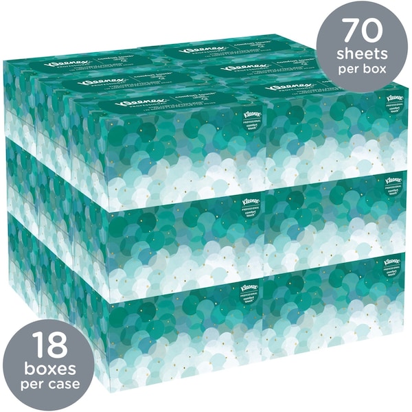 Kleenex Ultra Soft Pop-Up Paper Towels, 1 Ply, 70 Sheets, White, 1260 PK - 11268CT