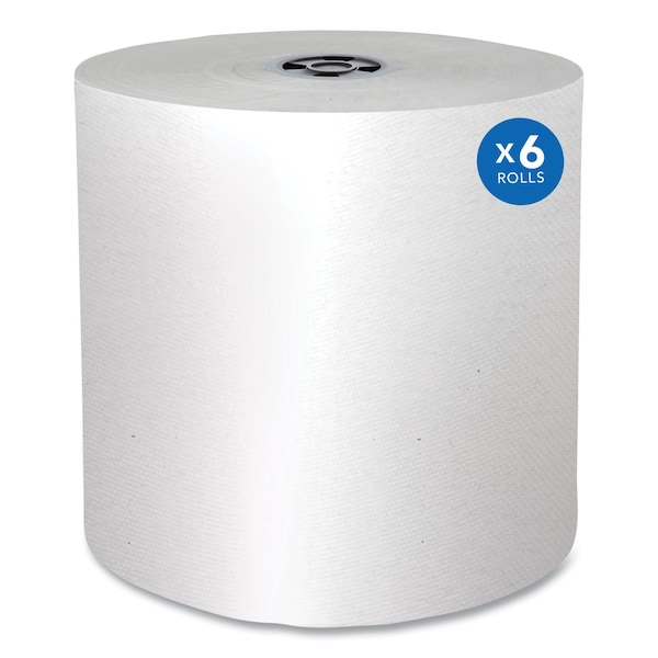 Scott Scott Pro Hardwound Paper Towels, 1 Ply, Continuous Roll Sheets, 900 ft, White, 6 PK - 43960