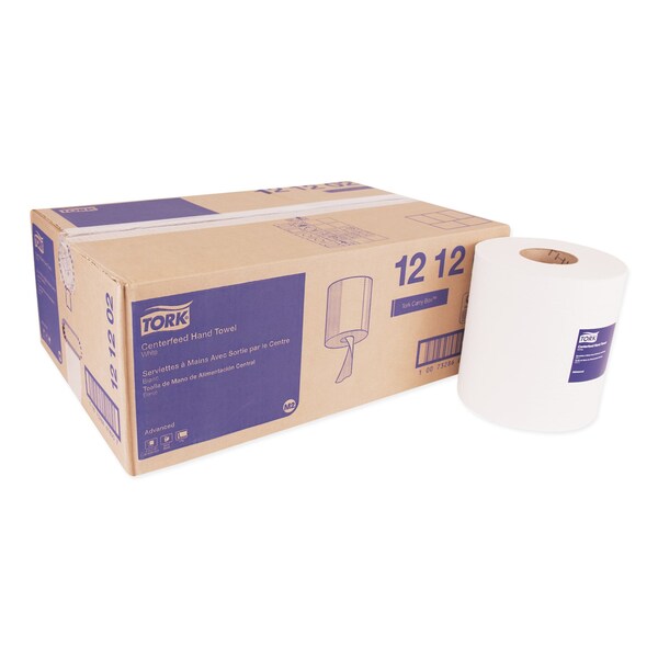 Tork Tork Centerfeed Paper Towel White M2, High Absorbency, 6 x 610 Sheets, 121202 - 121202