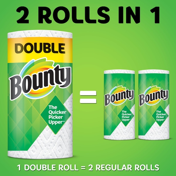 Bounty Bounty Sheets Paper Towels, 2 Ply, White, 4 PK - 66584