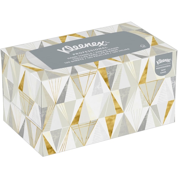 Kleenex Pop-Up Paper Towels, 1 Ply, 120 Sheets, White, 18 PK - 01701CT