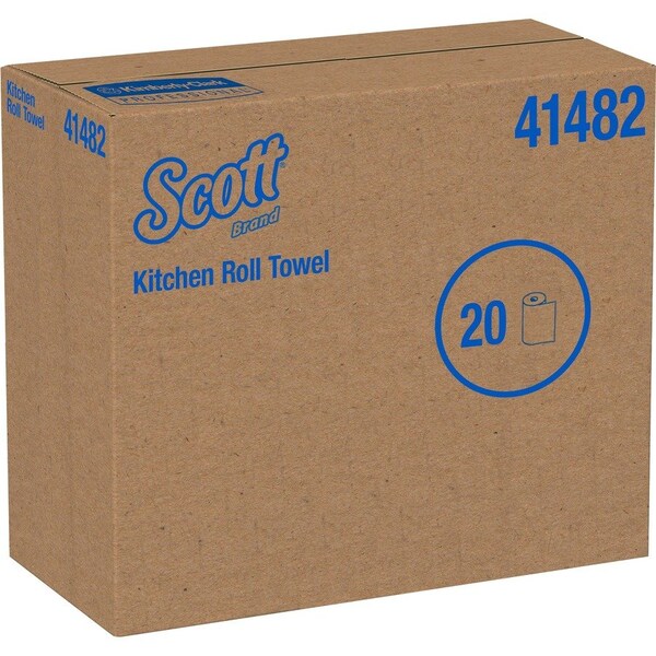 Scott Scott Kitchen Paper Towels, 128 Sheets, White, 20 PK - KCC41482CT