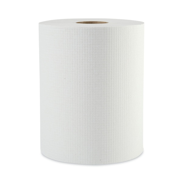 Boardwalk Boardwalk Hardwound Paper Towels, 1 Ply, Continuous Roll Sheets, 600 ft, White, 12 PK - 8123