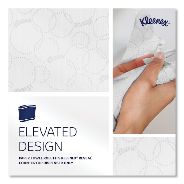 Kleenex Reveal Multifold Paper Towels, 2 Ply, 150 Sheets, White, 16 PK - 46321