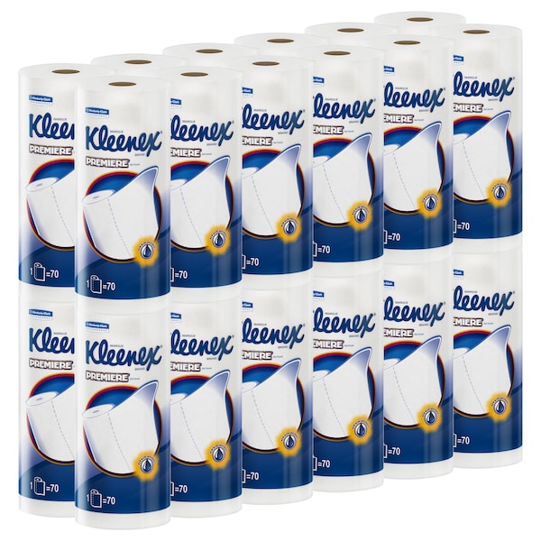 Kimberly-Clark Professional Perforated Roll Paper Towels, 1 Ply, 70 Sheets, White, 24 PK - 13964