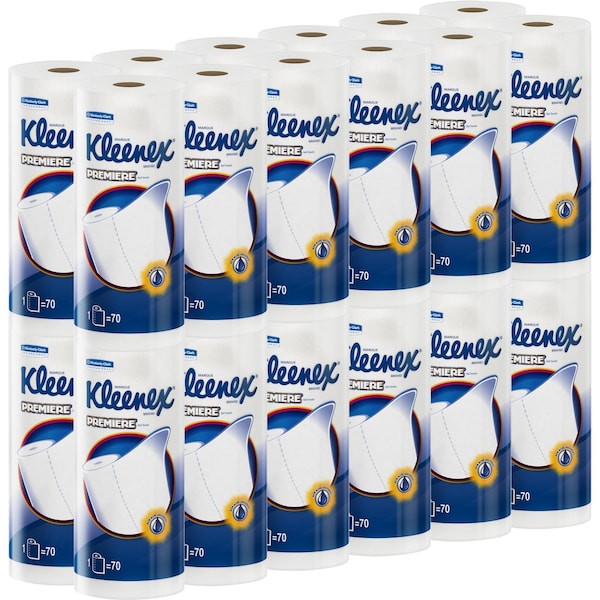 Kimberly-Clark Professional Perforated Roll Paper Towels, 1 Ply, 70 Sheets, White, 24 PK - 13964