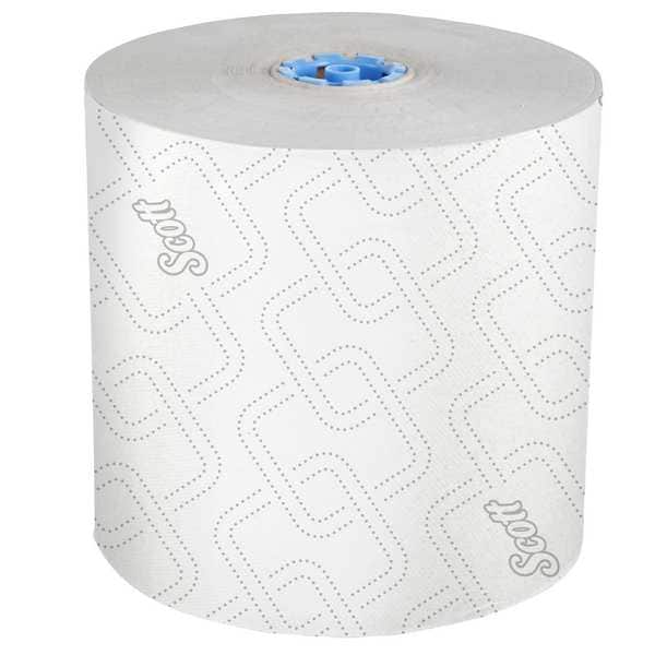 Kimberly-Clark Professional Pro High-Capacity Hard Roll Towels for Blue Core Dispensers, White, (700'/Roll, 6 Rolls/Case) - 53925