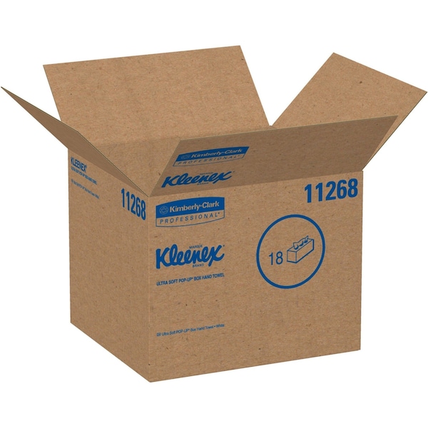 Kleenex Ultra Soft Pop-Up Paper Towel Sheets Paper Towels, 1 Ply, 70 Sheets, White, 70 PK - 11268