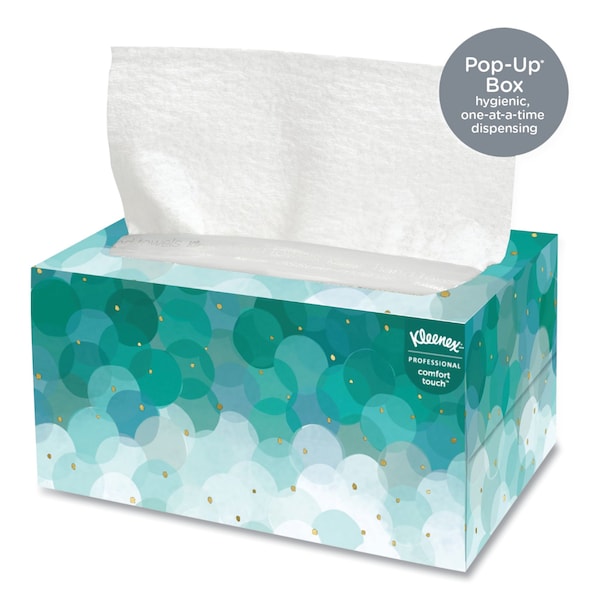 Kleenex Ultra Soft Pop-Up Paper Towel Sheets Paper Towels, 1 Ply, 70 Sheets, White, 70 PK - 11268