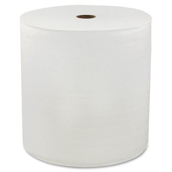 Genuine Joe Genuine Joe Hardwound Paper Towels, 1 Ply, Continuous Roll Sheets, 850 ft, White, 6 PK - GJO96850