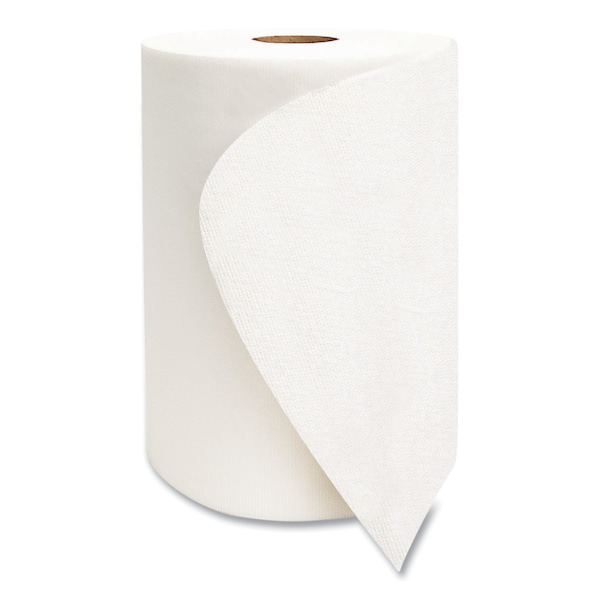 Morcon Paper Hardwound Paper Towels, 1 Ply, Continuous Roll Sheets, 500 ft, White, 6 PK - M610