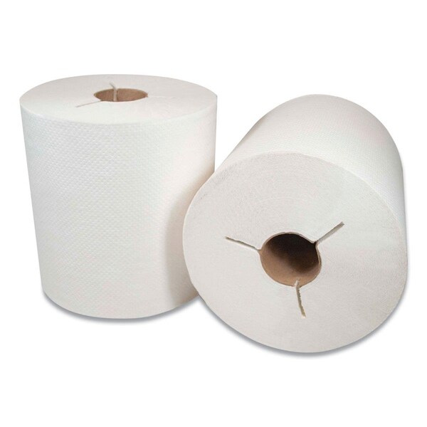 Latestluxury Y Notch Controlled Towel, White - 8 in. x 800 ft. - LA3197953