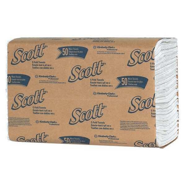 Scott Surpass C-Fold Paper Towels, 150 Sheets, White, 16 PK - TTWCFS