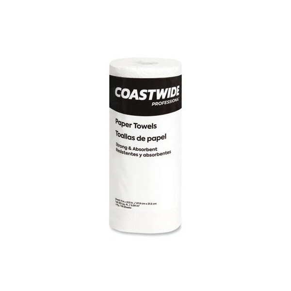 Coastwide Professional Kitchen Roll Paper Towels, 2-Ply, 11 X 8.5, White, 30PK - 21810CT
