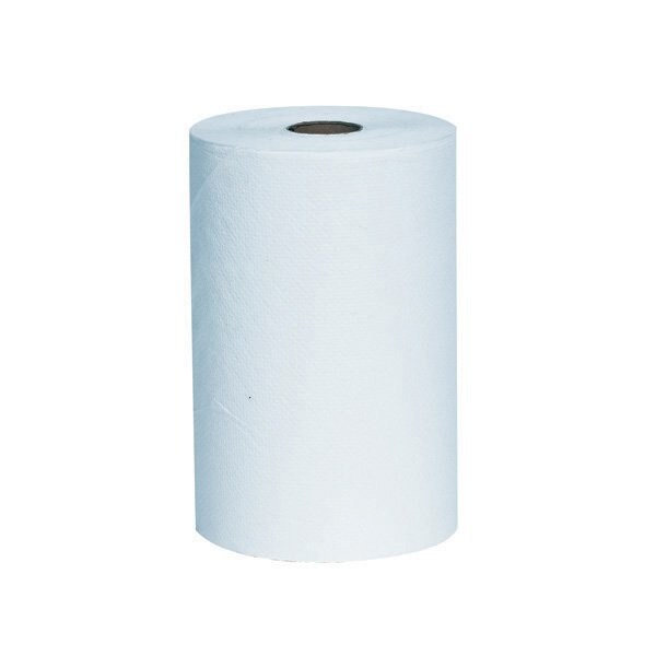 Bsc Preferred 8'' x 350' White Hard Wound Roll Towels, 12PK - BUY00087728