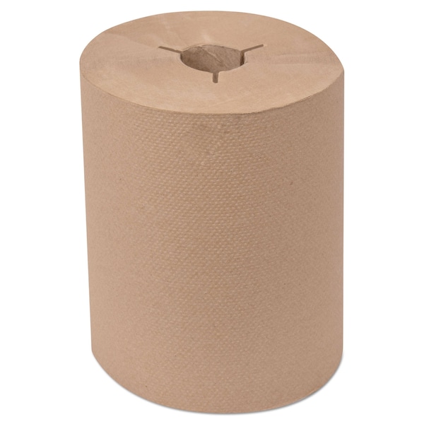 Tork Universal Hand Towel Roll, Notched, 1-Ply, 8in. x 550 ft, Natural, 6PK - 8631060