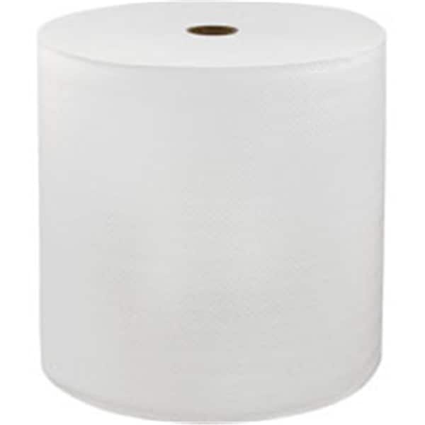 Bedding Beyond 7 in. x 850 ft. Locor Hard Wound Roll Towels, White - BE2656168