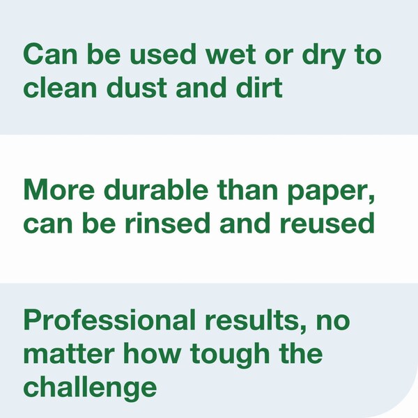 Tork Light Duty Cleaning Cloth, Giant Roll, 1-Ply, 9 x 12.4, White, 1450PK - 500105
