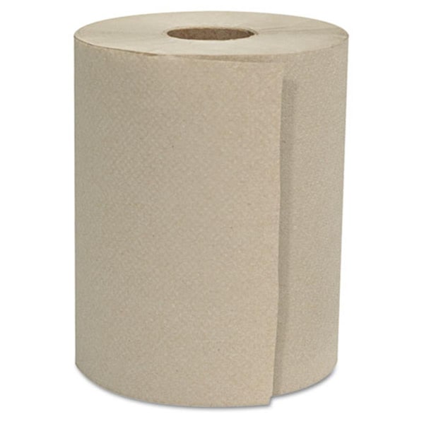 Templeton 600 ft. x 8 in. Hard Wound Roll Towels - Natural - TE3750231