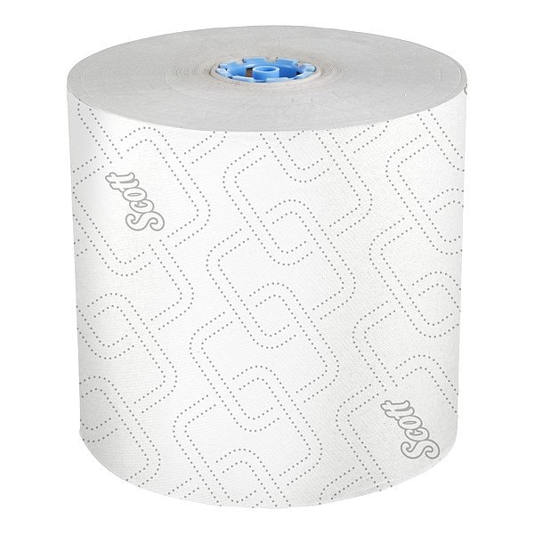 Kimberly-Clark Professional High-Capacity Hard Roll Towels for Blue Core Dispensers, White, (1,150'/Roll, 6 Rolls/Case) - 25702