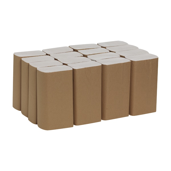 Georgia-Pacific Pacific Blue Basic Multifold Paper Towels, 1 Ply, 250 Sheets, White, 4000 PK - 20204