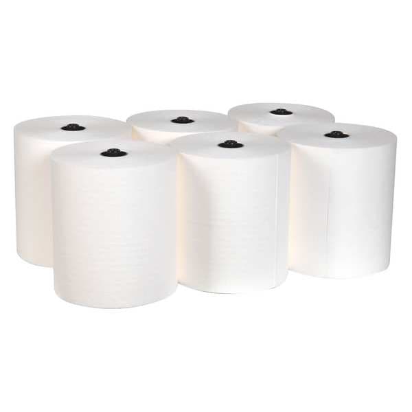 Georgia-Pacific enMotion Hardwound Paper Towels, 1 Ply, Continuous Roll Sheets, 550 ft, White, 6 PK - 89720