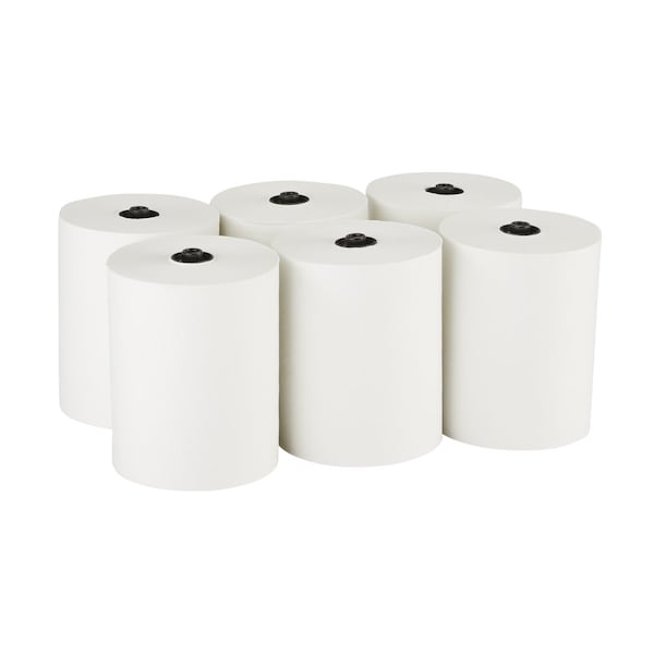 Georgia-Pacific enMotion Hardwound Paper Towels, 1 Ply, Continuous Roll Sheets, 550 ft, White, 6 PK - 89720