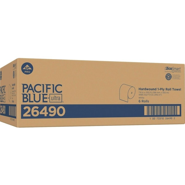 Pacific Blue Ultra Pacific Blue Ultra Paper Towels, White, 6 PK - GPC26490