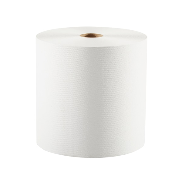 Georgia-Pacific Pacific Blue Select Hardwound Paper Towels, 1 Ply, Continuous Roll Sheets, 1000 ft, White, 6 PK - 26100