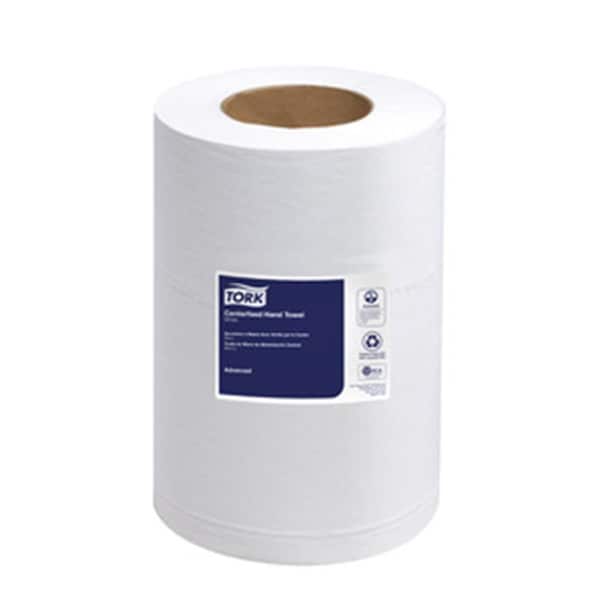 Sca Tissue North America Tork Advanced Soft Mini Centerfeed Hand Towel, 2-Ply, White - 266 Tissue per Roll, Roll of 12 - 121225