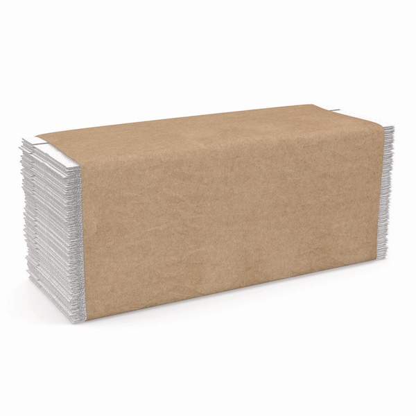 Cascades Pro Select Folded Paper Towels, C-Fold Towels, 1-Ply, 3.75 x 10, White, 198 Towels, 12PK - H181