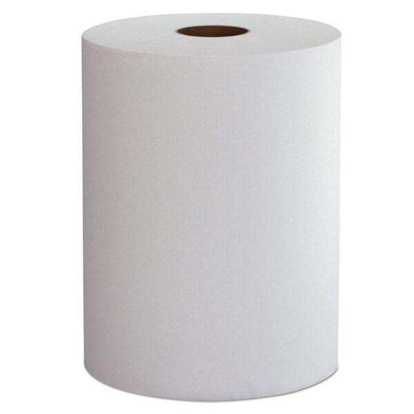 Latestluxury 10 in. x 800 ft. 1 Ply Hardwound Roll Towels - White, 6 Per Case - LA940002