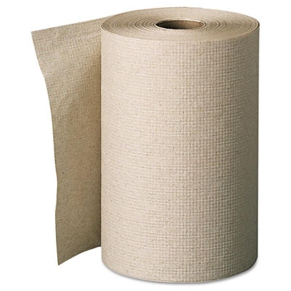 Eat-In Envision Unperforated Paper Towel Rolls- 7-7/8 x 350'- Brown, 12PK - EA886977