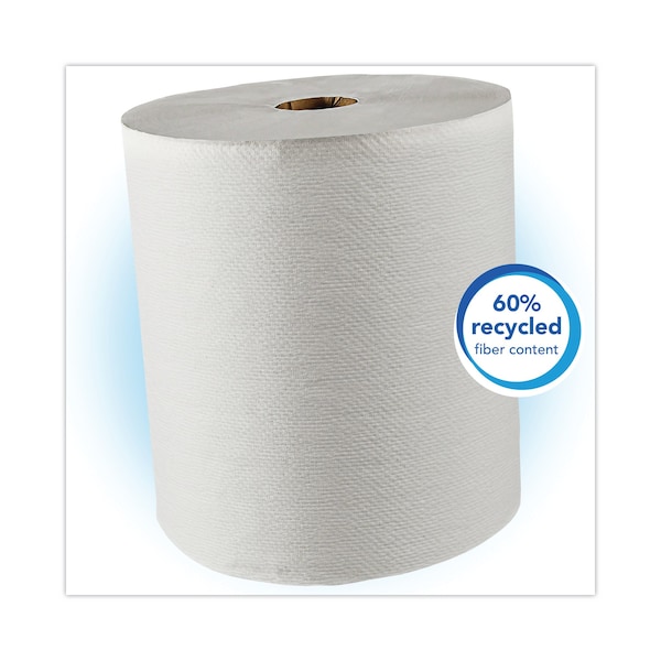 Scott Essential Hardwound Paper Towels, 1 Ply, Continuous Roll Sheets, 425 ft, White, 12 PK - 1080
