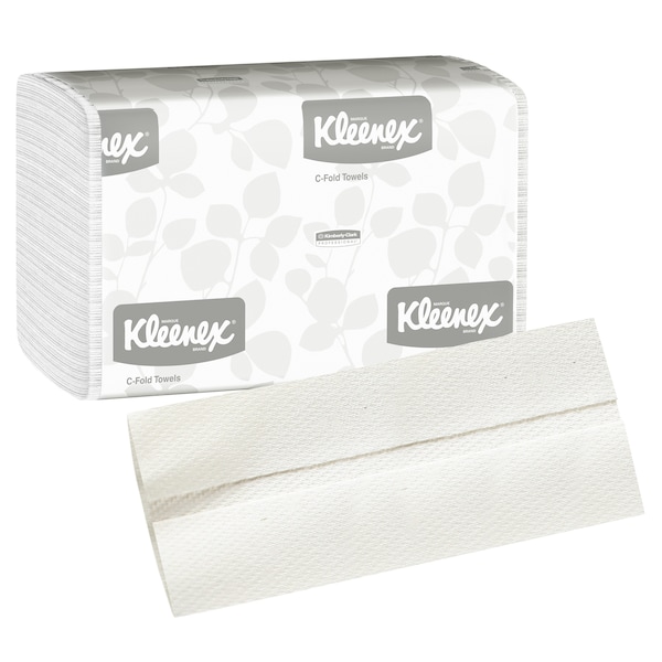 Kimberly-Clark Professional Kleenex C-Fold Paper Towels, 150 Sheets, 16 PK - 1500