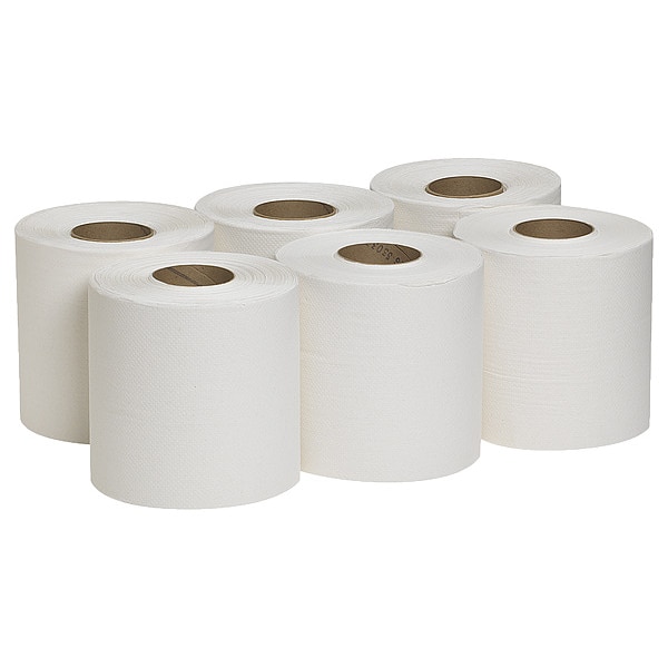 Georgia-Pacific Pacific Blue Basic Center Pull Paper Towels, 1 Ply, 1000 Sheets, 1,000 ft, White, 6 PK - 44110
