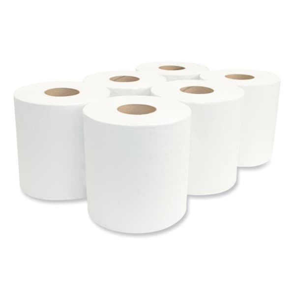 Morcon Paper Center Pull Paper Towels, 2 Ply, Continuous Roll Sheets, 450 ft, White, 6 PK - MOR C6600
