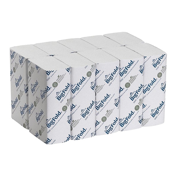 Georgia-Pacific Pacific Blue Ultra Multifold Paper Towels, 1 Ply, 220 Sheets, White, 10 PK - 33587