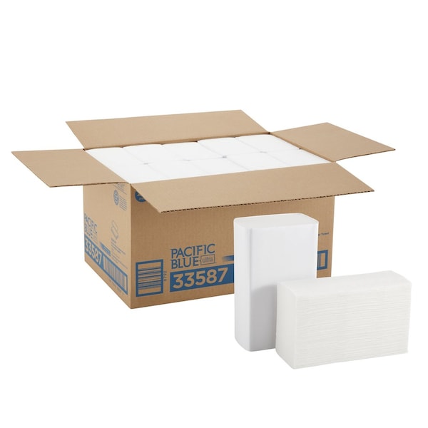 Georgia-Pacific Pacific Blue Ultra Multifold Paper Towels, 1 Ply, 220 Sheets, White, 10 PK - 33587