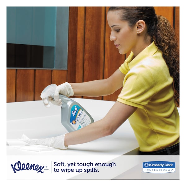 Kleenex Kleenex Perforated Roll Paper Towels, 1 Ply, 70 Sheets, White, 24 PK - 13964