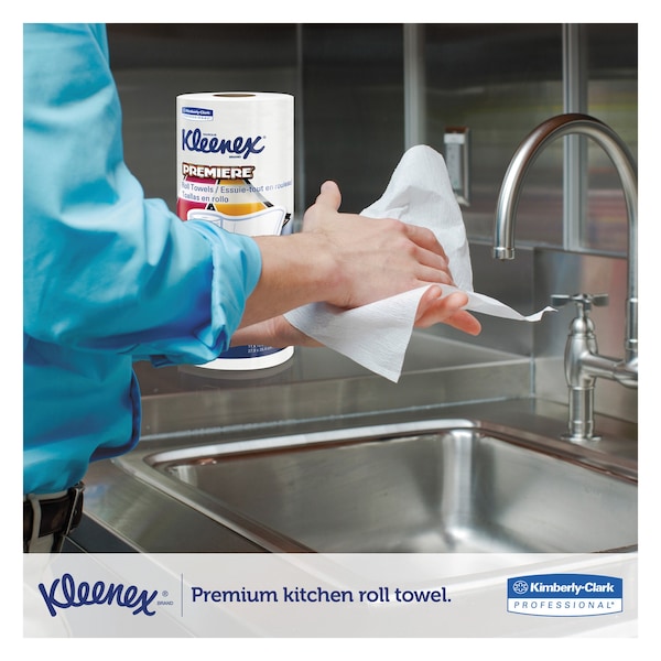 Kleenex Kleenex Perforated Roll Paper Towels, 1 Ply, 70 Sheets, White, 24 PK - 13964