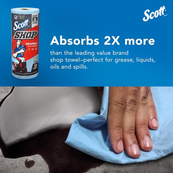 Scott Scott Original Paper Shop Towels 9.4 in. W X 11 in. L 55 pk - 75130